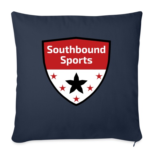 Southbound Sports Crest Logo - Throw Pillow Cover 17.5” x 17.5”