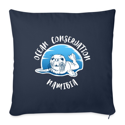 Smiling Seal - Throw Pillow Cover 17.5” x 17.5”