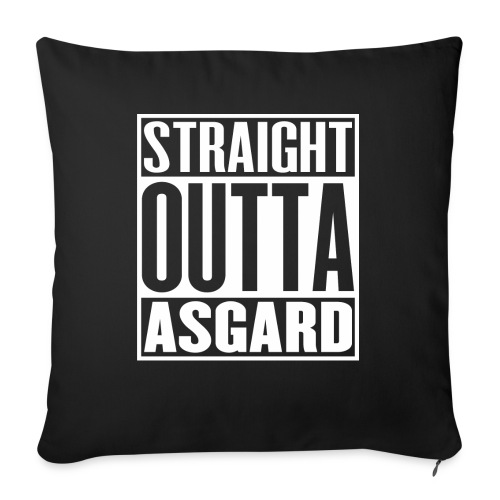 Straight Outta Asgard - Throw Pillow Cover 17.5” x 17.5”
