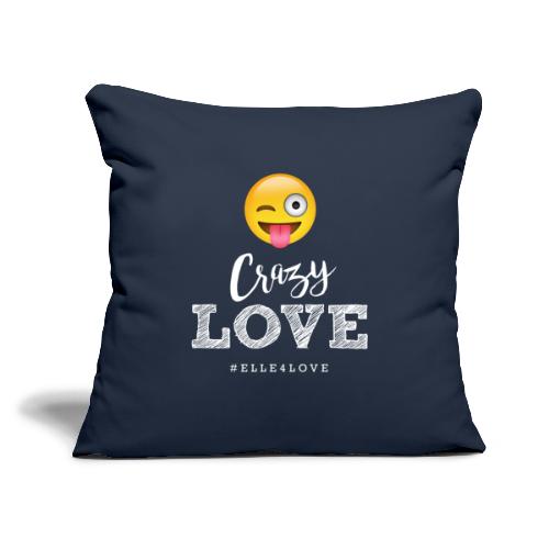 Crazy Love - Throw Pillow Cover 17.5” x 17.5”