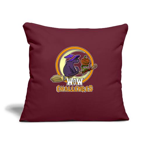 WOW Chal Hallow Pets - Throw Pillow Cover 17.5” x 17.5”