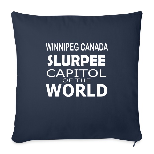 Slurpee - Throw Pillow Cover 17.5” x 17.5”