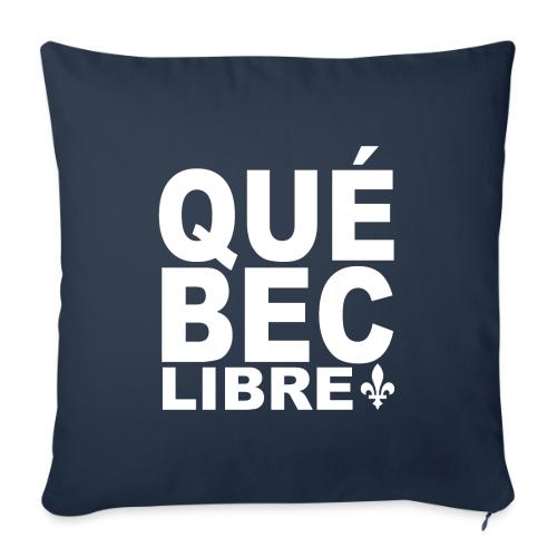 Québec libre - Housse de coussin décorative