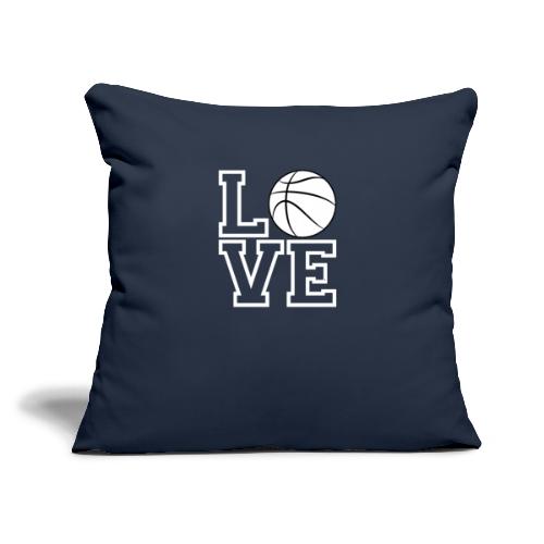 Love & Basketball - Throw Pillow Cover 17.5” x 17.5”