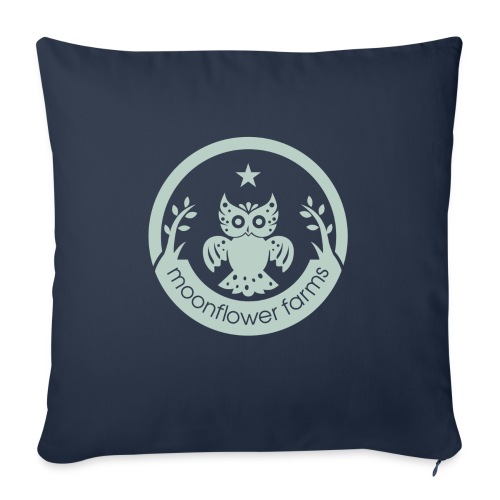 Moonflower Logo - Throw Pillow Cover 17.5” x 17.5”