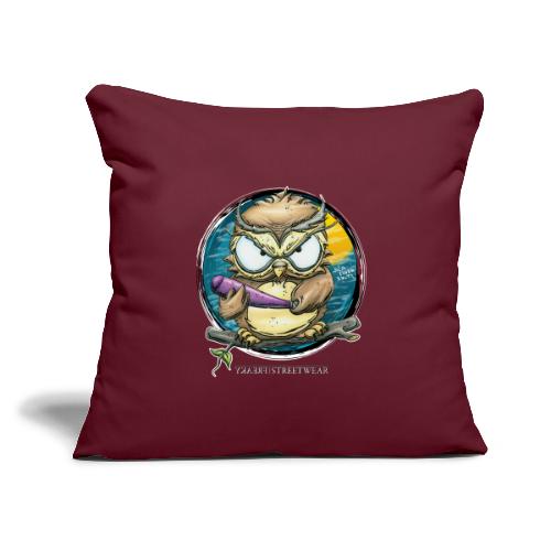 Bis einer Eult - Throw Pillow Cover 17.5” x 17.5”