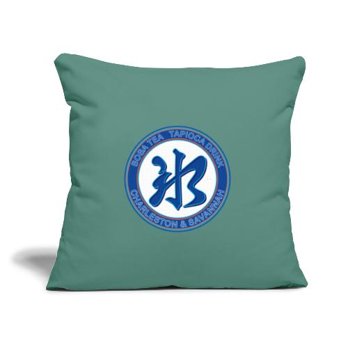 ICE BING F - Throw Pillow Cover 17.5” x 17.5”