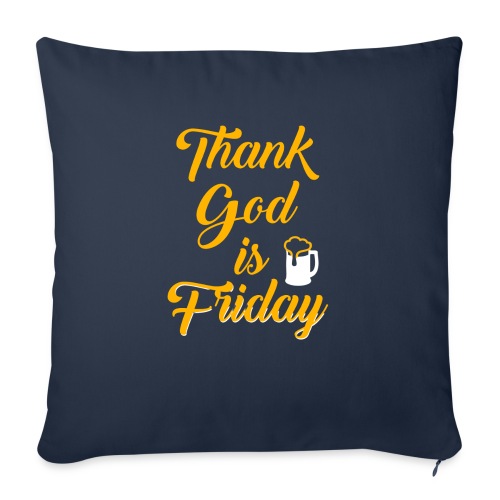 it is Friday.... - Throw Pillow Cover 17.5” x 17.5”