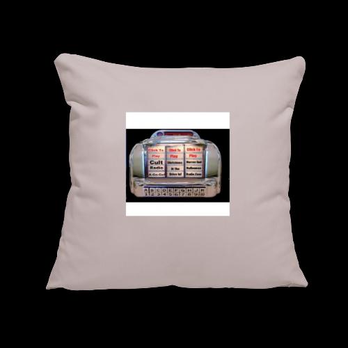 CRAGG Radio Empire Jukebox - Throw Pillow Cover 17.5” x 17.5”