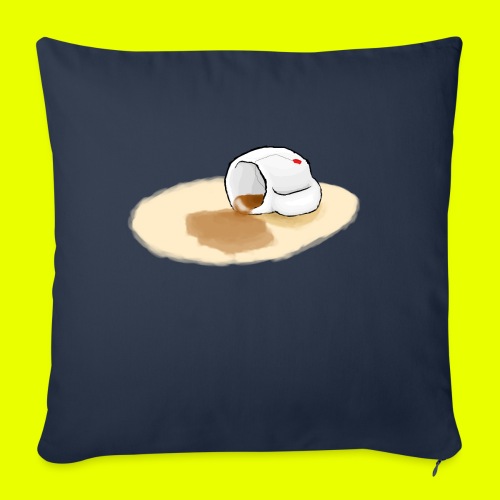 The tea has been spilled - Throw Pillow Cover 17.5” x 17.5”