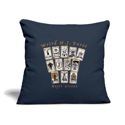Weird N.J. Tarot – Major Arcana - Throw Pillow Cover 17.5” x 17.5”