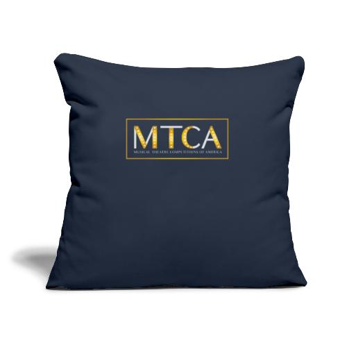 MTCA Square LOGO - Throw Pillow Cover 17.5” x 17.5”