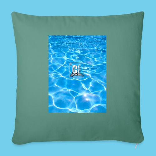 iPhone 6 Pool Backdrop jpg - Throw Pillow Cover 17.5” x 17.5”