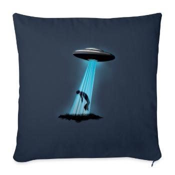 UFO - Throw Pillow Cover 17.5” x 17.5” - navy - Front