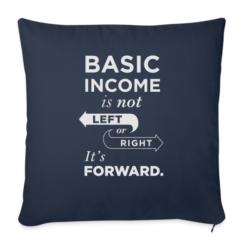 Basic Income Arrows V.2 - Throw Pillow Cover 17.5” x 17.5”