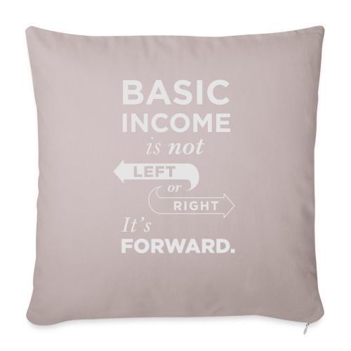 Basic Income Arrows V.2 - Throw Pillow Cover 17.5” x 17.5”