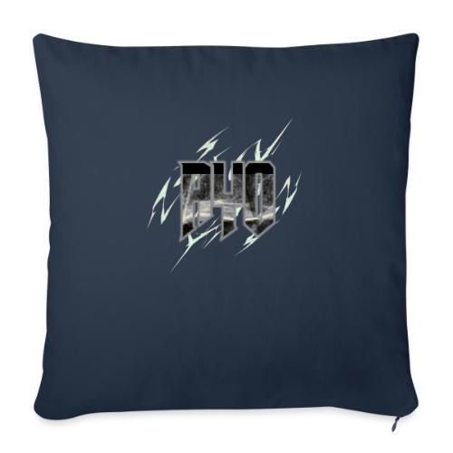 Ayo's Gray - Throw Pillow Cover 17.5” x 17.5”