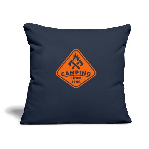 Campfire - Throw Pillow Cover 17.5” x 17.5”