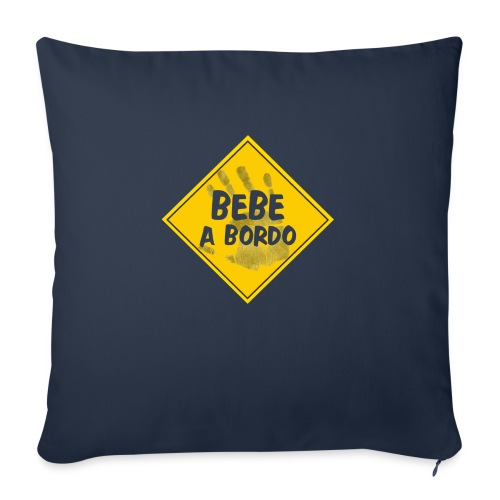 BABY ON BOARD - Throw Pillow Cover 17.5” x 17.5”