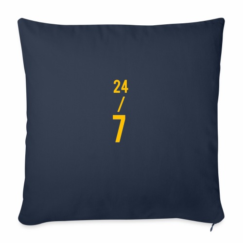 All Day Every Day - Throw Pillow Cover 17.5” x 17.5”