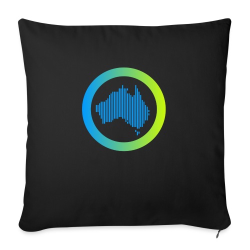 Gradient Symbol Only - Throw Pillow Cover 17.5” x 17.5”