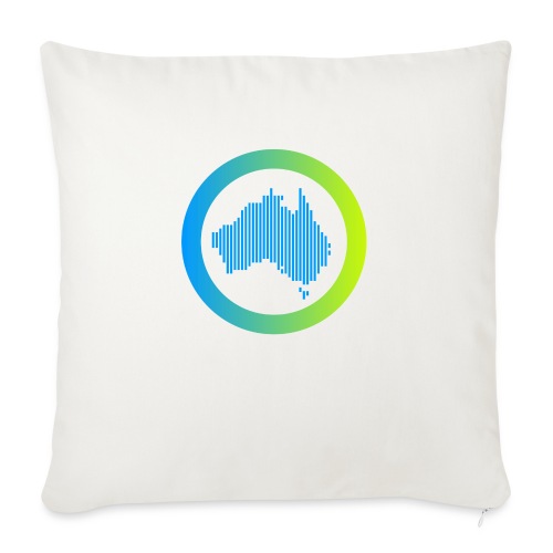 Gradient Symbol Only - Throw Pillow Cover 17.5” x 17.5”