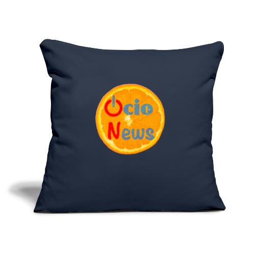 OcioNews - Orange - Throw Pillow Cover 17.5” x 17.5”