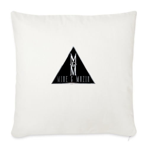 Mike G Muzik Logo - Throw Pillow Cover 17.5” x 17.5”