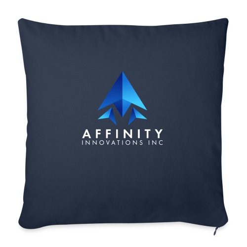 Affinity Inc white - Throw Pillow Cover 17.5” x 17.5”