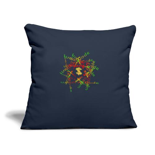 wealthCode - Throw Pillow Cover 17.5” x 17.5”