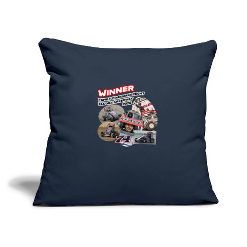 Luke Hall - Eldora Speedway FFN#1 Design 2 - Throw Pillow Cover 17.5” x 17.5”