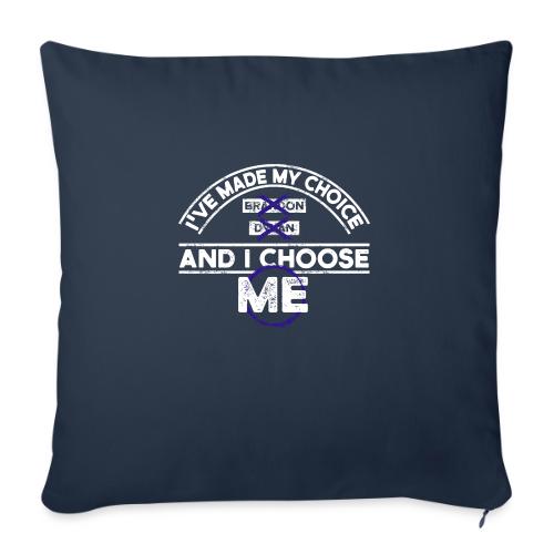Choice Tee - Throw Pillow Cover 17.5” x 17.5”