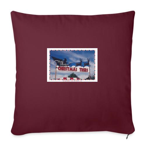 Priut Christmas Tree Shop - Throw Pillow Cover 17.5” x 17.5”