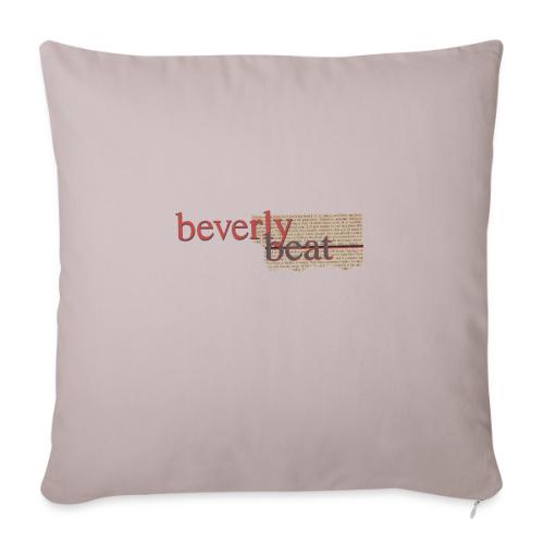 BevBeat Shirt 90210 01 - Throw Pillow Cover 17.5” x 17.5”