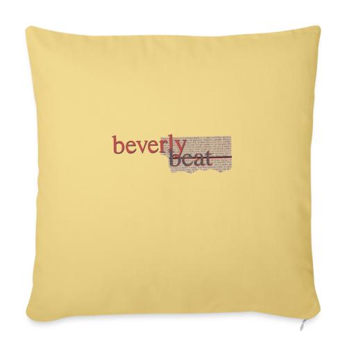 BevBeat Shirt 90210 01 - Throw Pillow Cover 17.5” x 17.5”