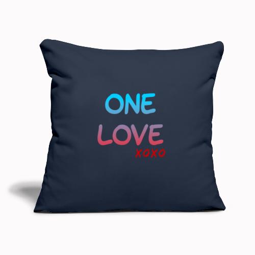 One Love - Throw Pillow Cover 17.5” x 17.5”