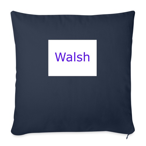 walsh - Throw Pillow Cover 17.5” x 17.5”