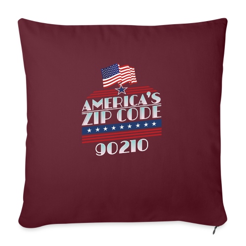 90210 Americas ZipCode Merchandise - Throw Pillow Cover 17.5” x 17.5”