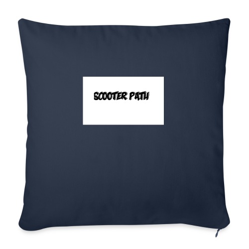 scoot path - Throw Pillow Cover 17.5” x 17.5”