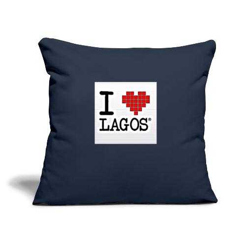 I LOVE LAGOS - Throw Pillow Cover 17.5” x 17.5”