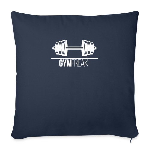 Gym Freak - Throw Pillow Cover 17.5” x 17.5”