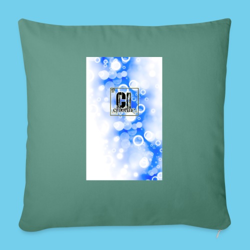 Phone case airy bubbles jpg - Throw Pillow Cover 17.5” x 17.5”