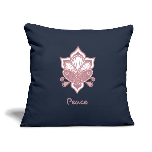Peaceful vibes! - Throw Pillow Cover 17.5” x 17.5”