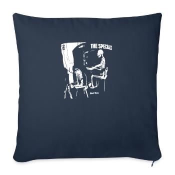The Specials Ghost Town - Throw Pillow Cover 17.5” x 17.5” - navy - Front