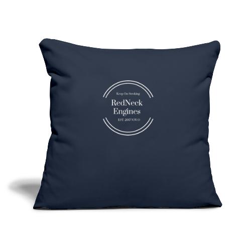 REDNECK ENGINES - Throw Pillow Cover 17.5” x 17.5”