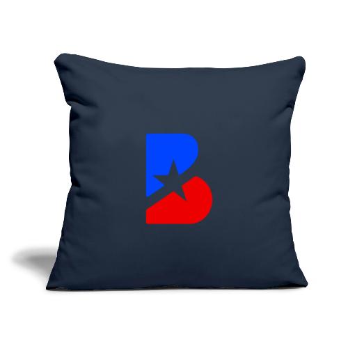Logo Borinqueno Bicolor - Throw Pillow Cover 17.5” x 17.5”