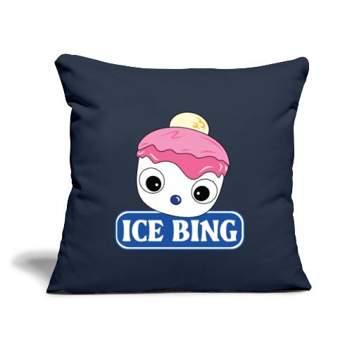 ICEBING - Throw Pillow Cover 17.5” x 17.5”