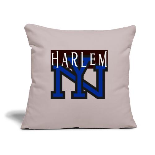 Sporty Harlem NY - Throw Pillow Cover 17.5” x 17.5”