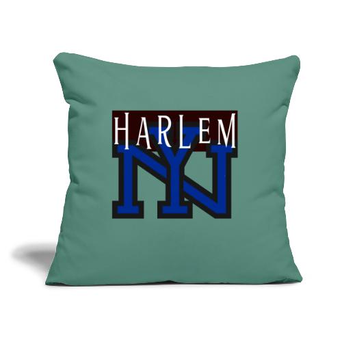 Sporty Harlem NY - Throw Pillow Cover 17.5” x 17.5”