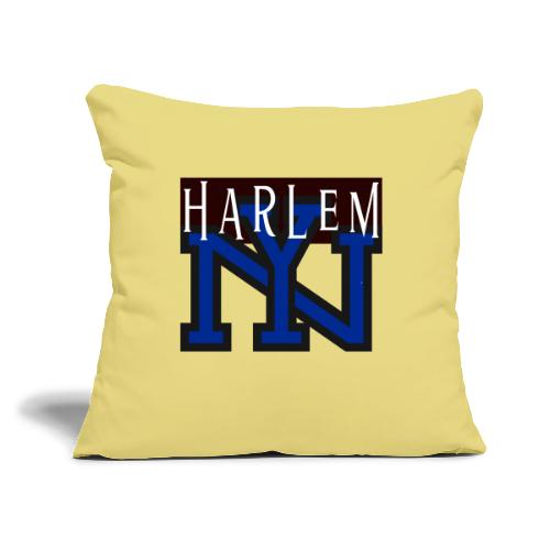 Sporty Harlem NY - Throw Pillow Cover 17.5” x 17.5”